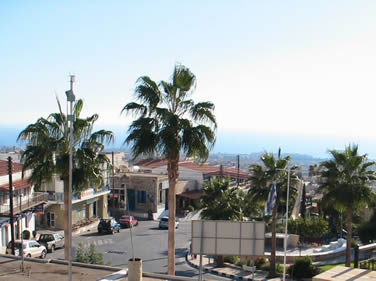 View from Peyia Town centre